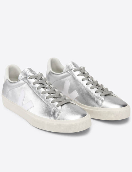 Veja Campo Leather - Silver White | Women'simages2- The Sports Edit