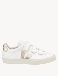 スニーカー VEJA Recife Logo Sneakers - Veja - Leather - White Platine Extra White Platine Recife Logo Sneakers | VEJA