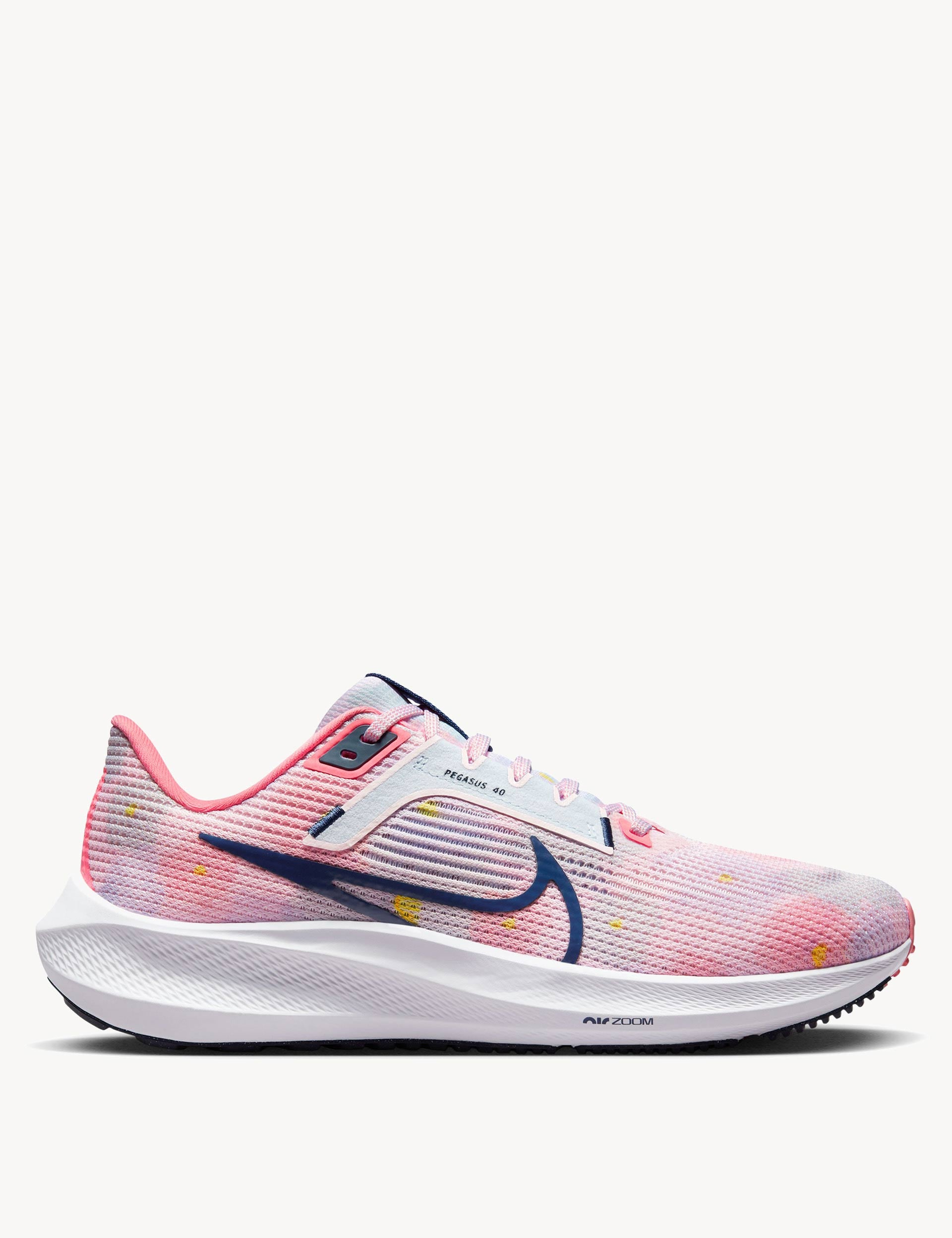 Nike Pegasus 40 Premium Shoes - Pearl Pink/Coral Chalk/White/Midnight Navyimages1- The Sports Edit