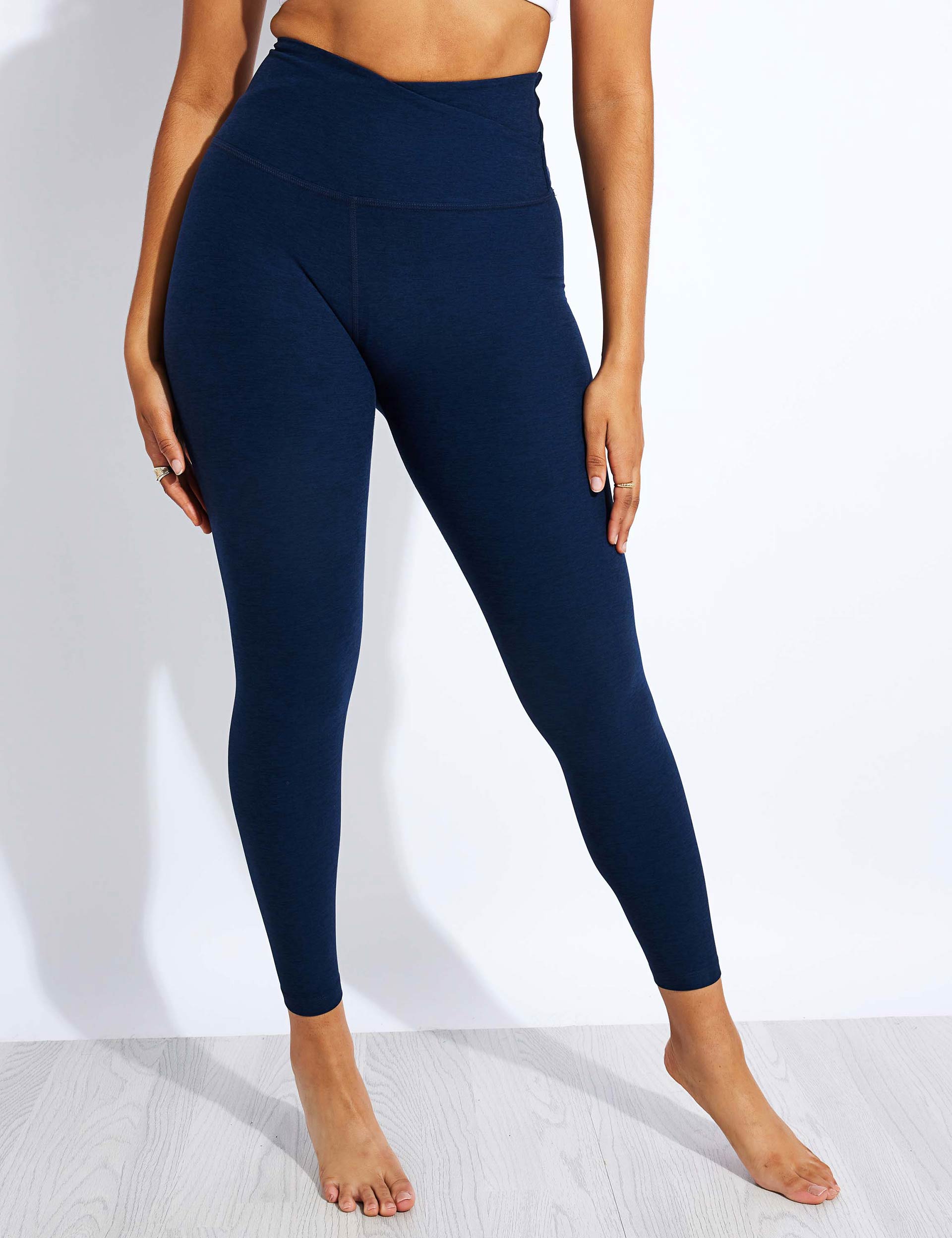 Beyond Yoga Spacedye At Your Leisure High Waisted Midi Legging - Nocturnal Navyimages1- The Sports Edit