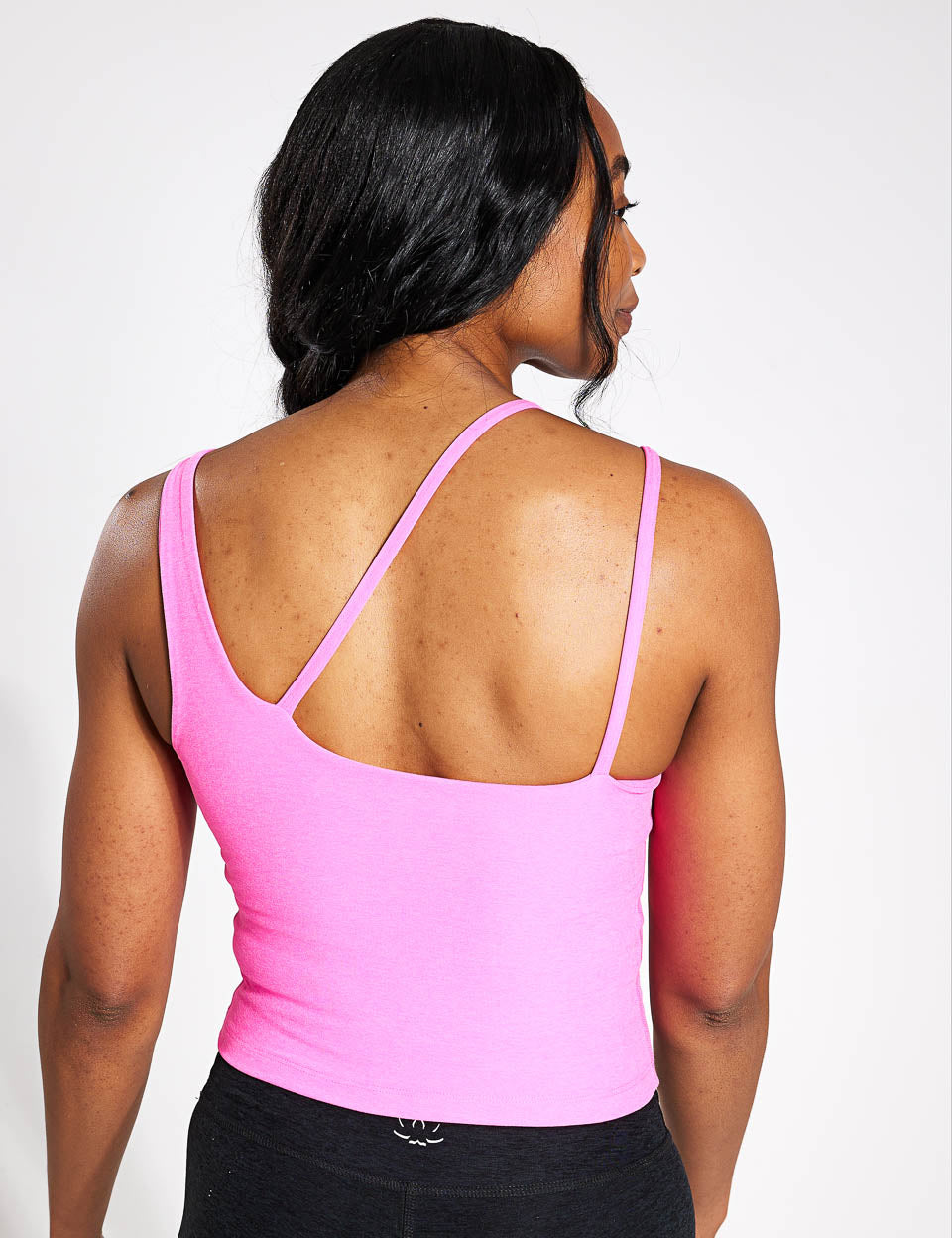 Beyond Yoga Spacedye Shapeshift Cropped Tank - Pink Hype Heatherimages2- The Sports Edit