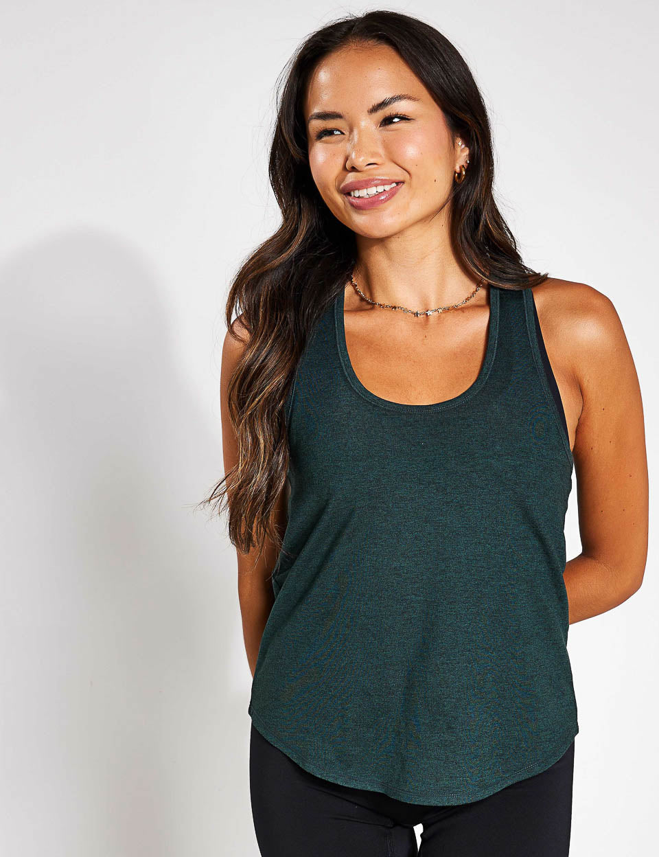 Girlfriend Collective ReSet Relaxed Tank - Mossimages1- The Sports Edit