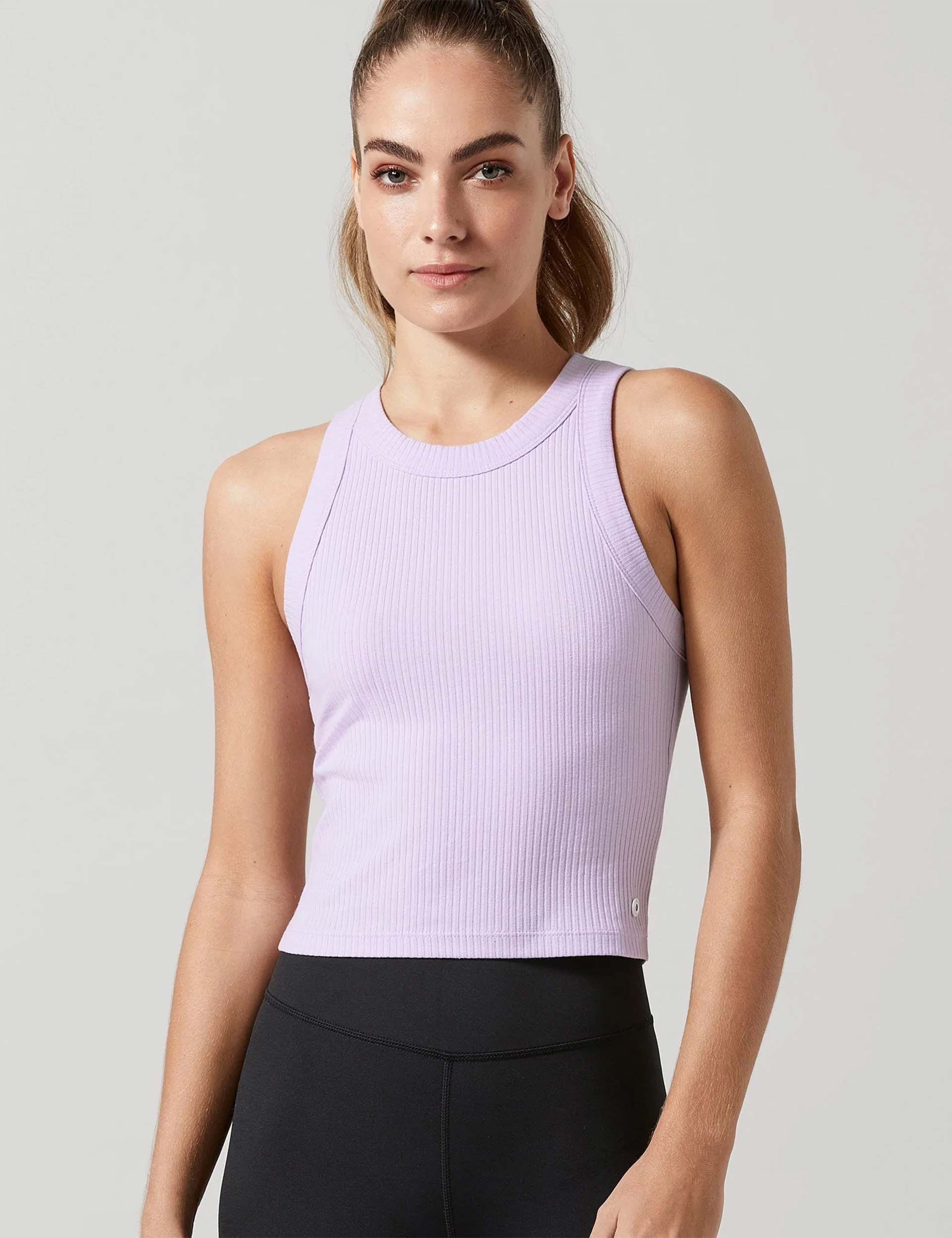 Lilybod Harmony Ribbed Tank - Lilacimages1- The Sports Edit