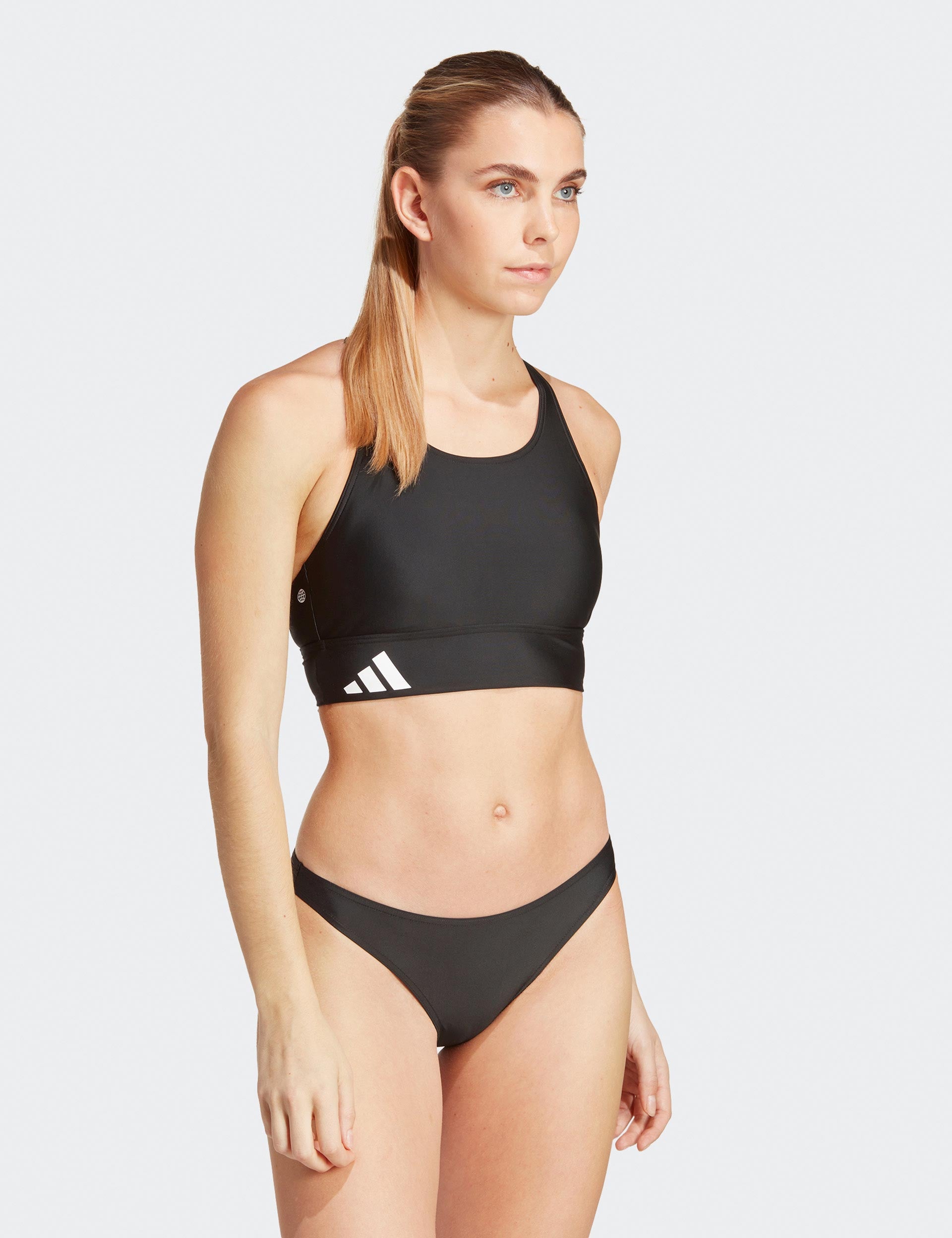 Adidas Branded Beach Bikini - Black/Whiteimages2- The Sports Edit
