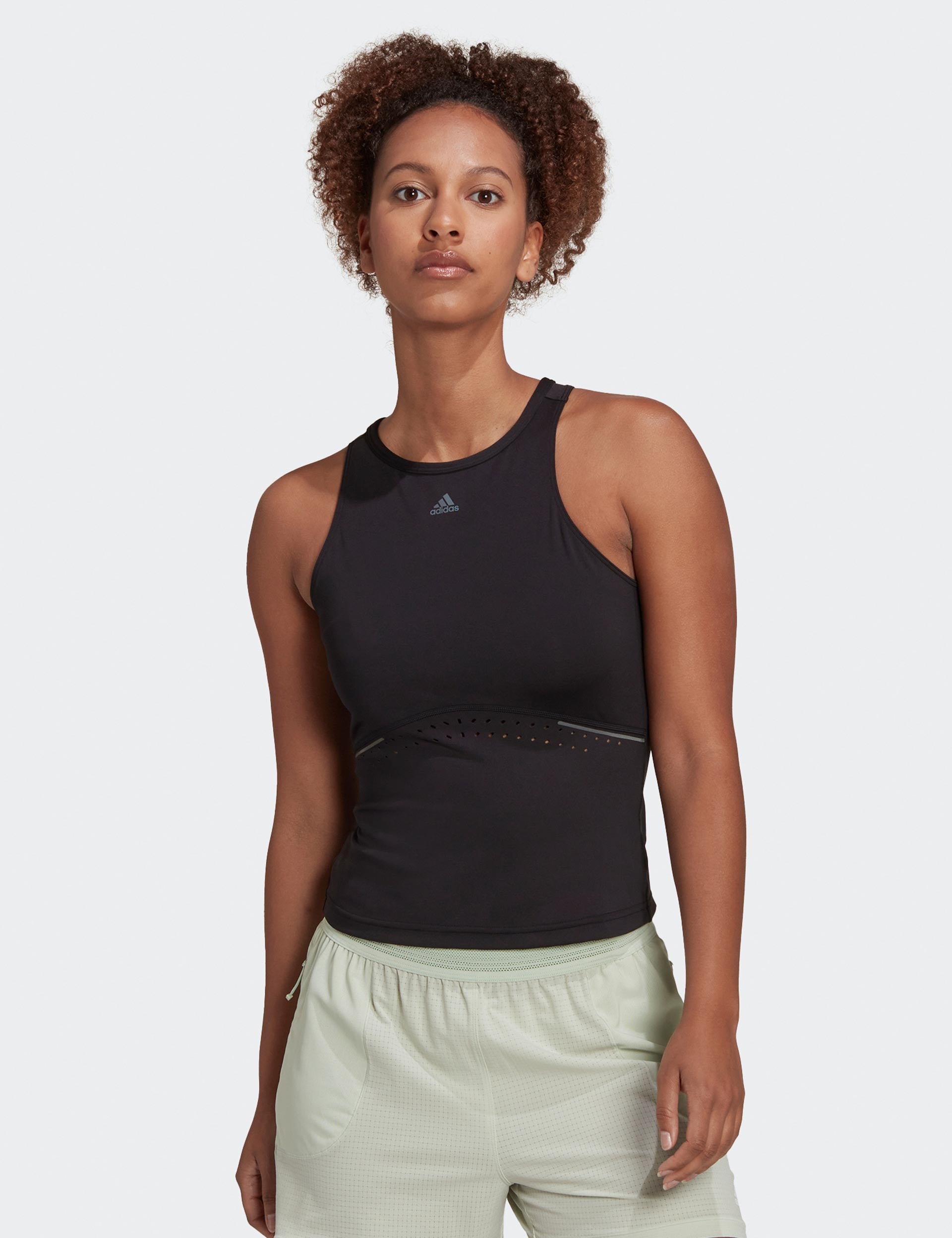 Adidas HIIT 45 Seconds Fitted Tank Top - Blackimages1- The Sports Edit
