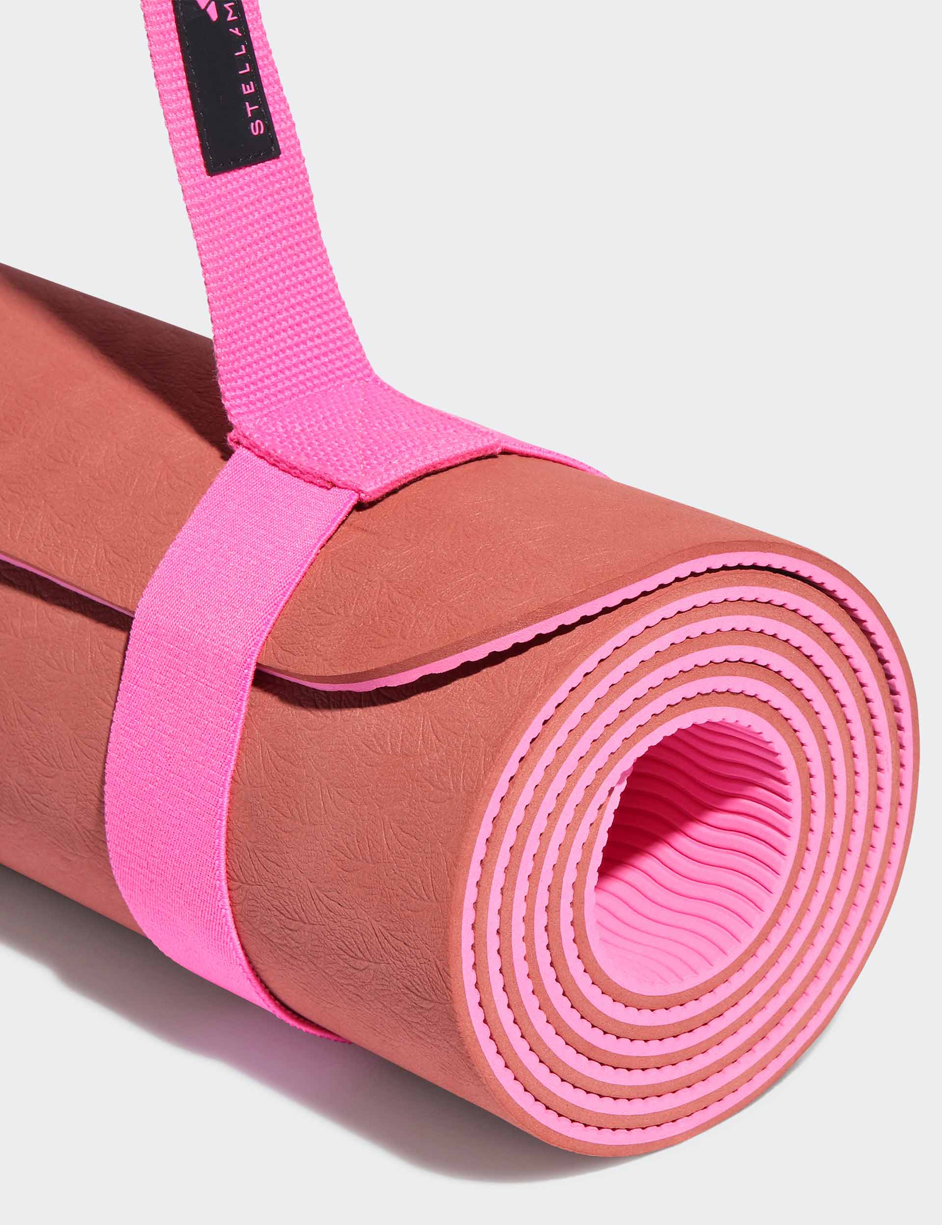adidas X Stella McCartney Yoga Mat - Magic Earth/Screaming Pink/Blackimages2- The Sports Edit
