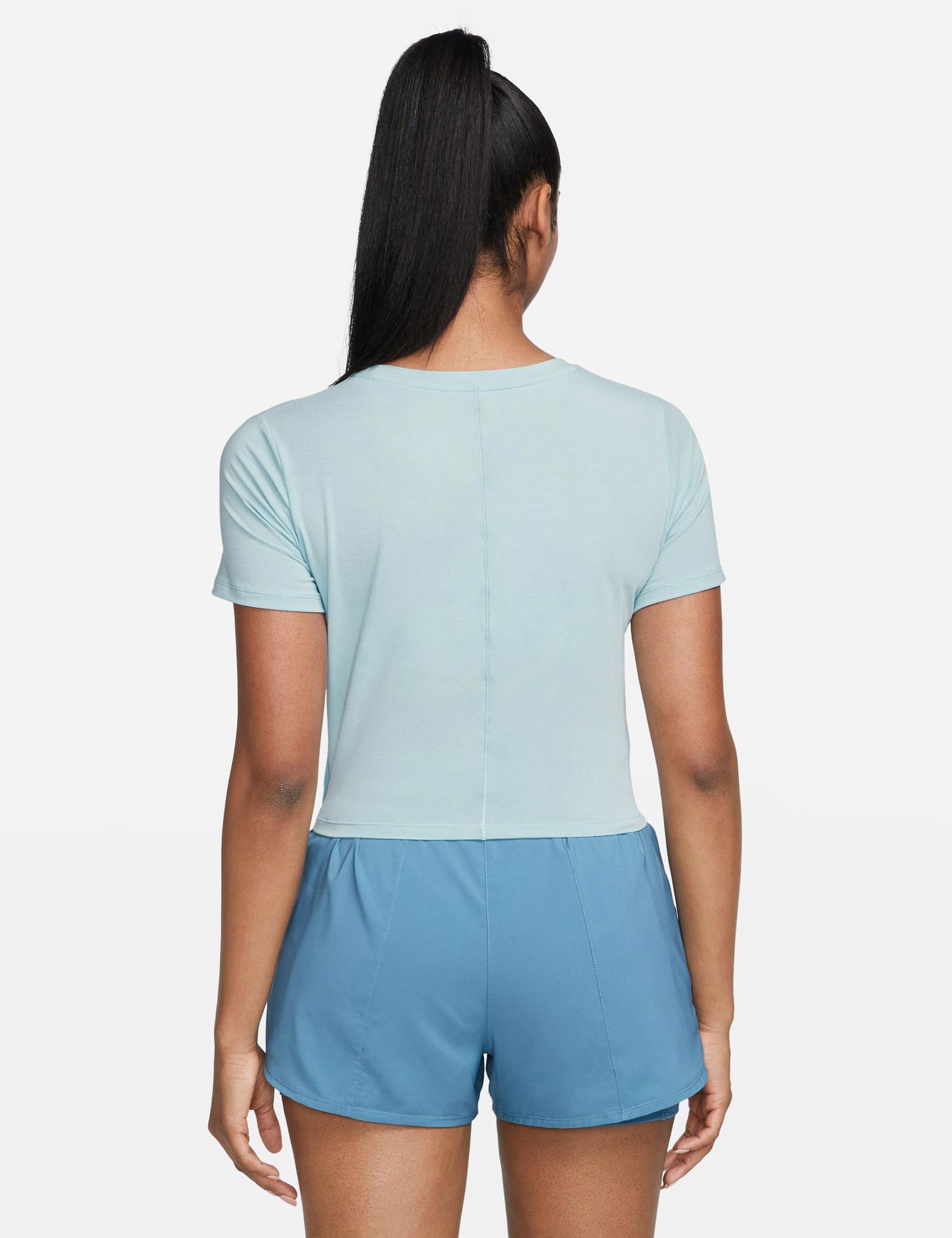 Nike Dri-FIT One Luxe Top - Ocean Blissimages2- The Sports Edit