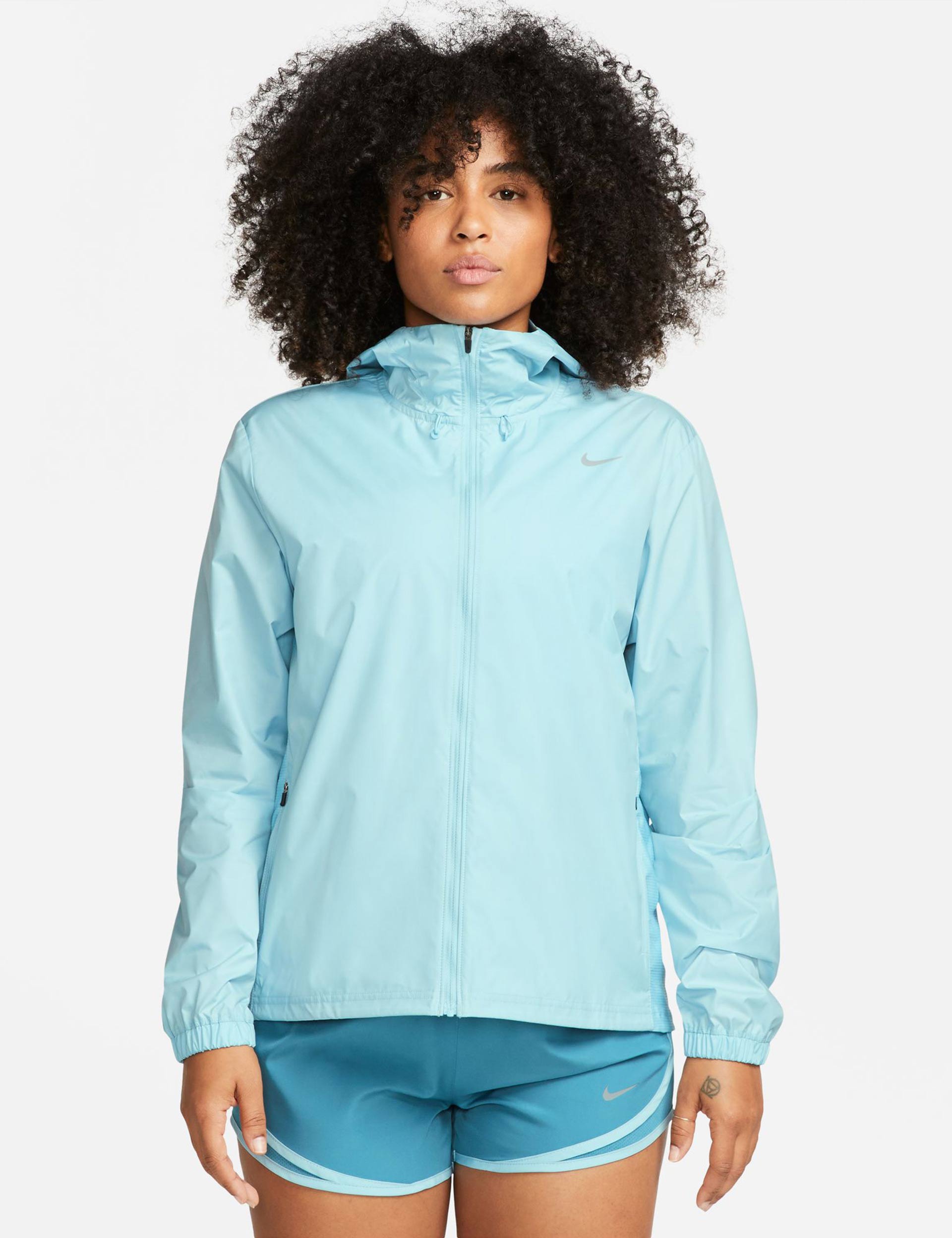 Nike Essential Running Jacket - Ocean Bliss/Reflective Silverimages1- The Sports Edit