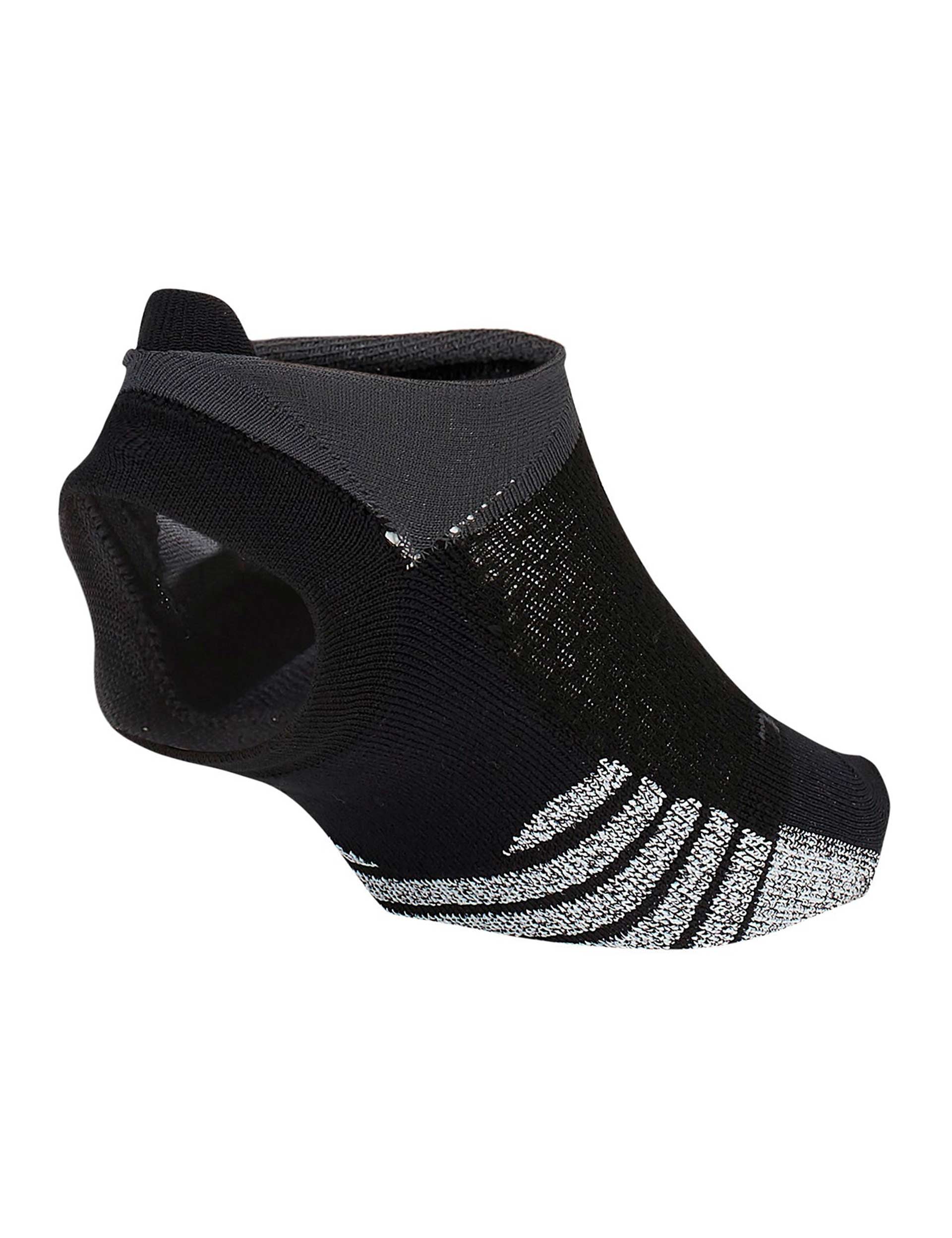 Nike NikeGrip Studio Footie Socks - Black/Anthraciteimages2- The Sports Edit