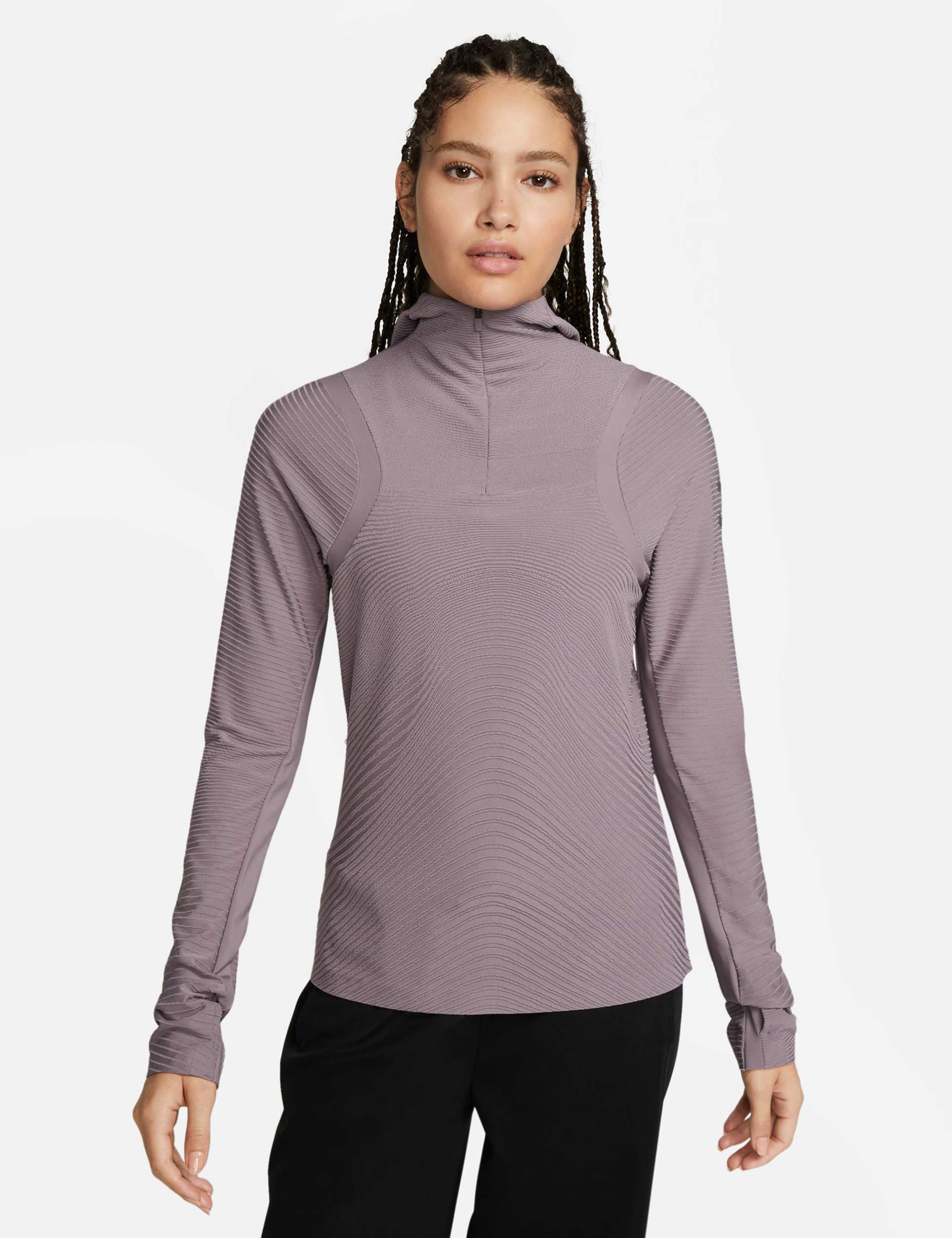 Nike Therma-FIT ADV Run Division Midlayer - Purple Smoke/Blackimages1- The Sports Edit