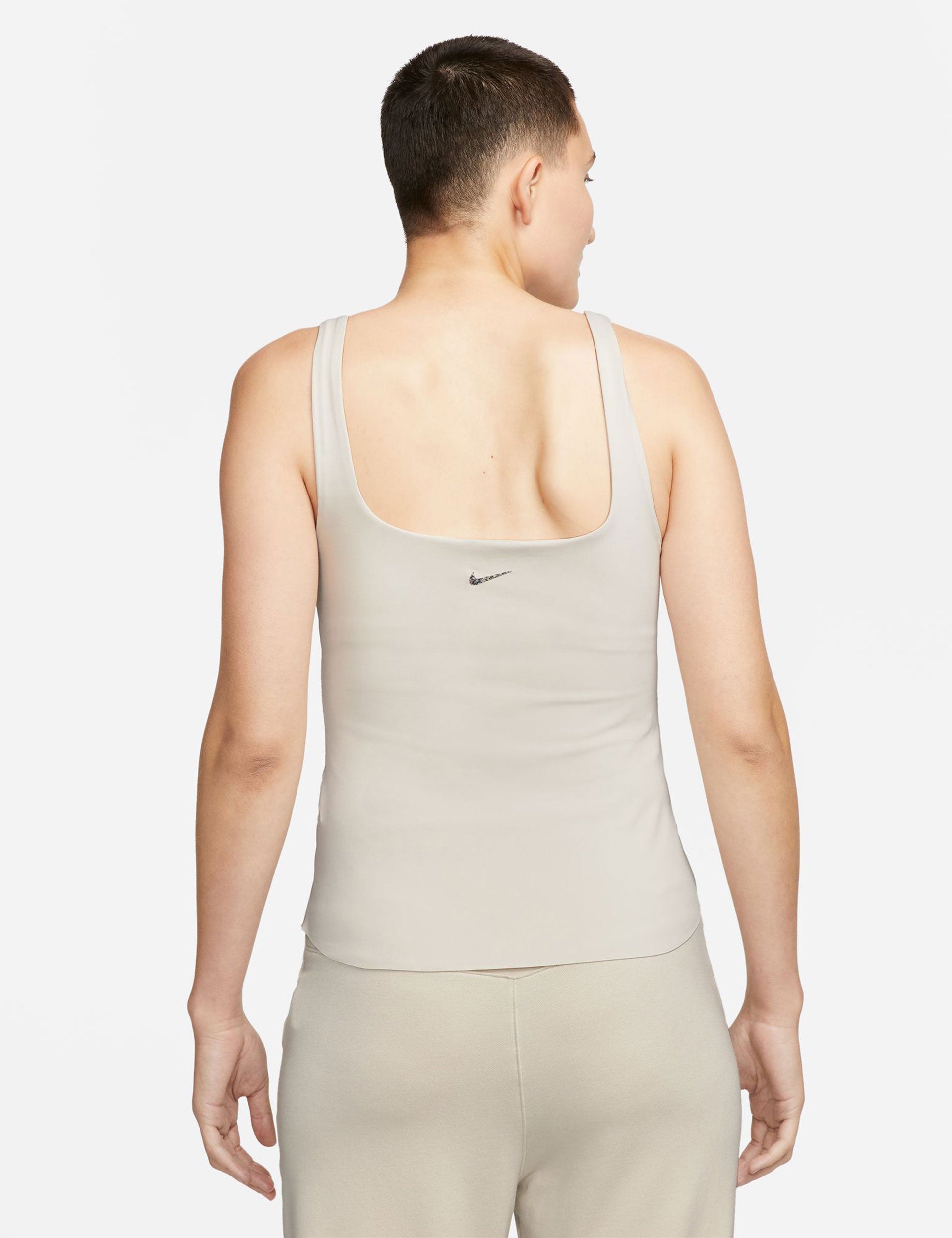 Nike Yoga Dri-FIT Luxe Tank - Light Orewood Brownimages2- The Sports Edit