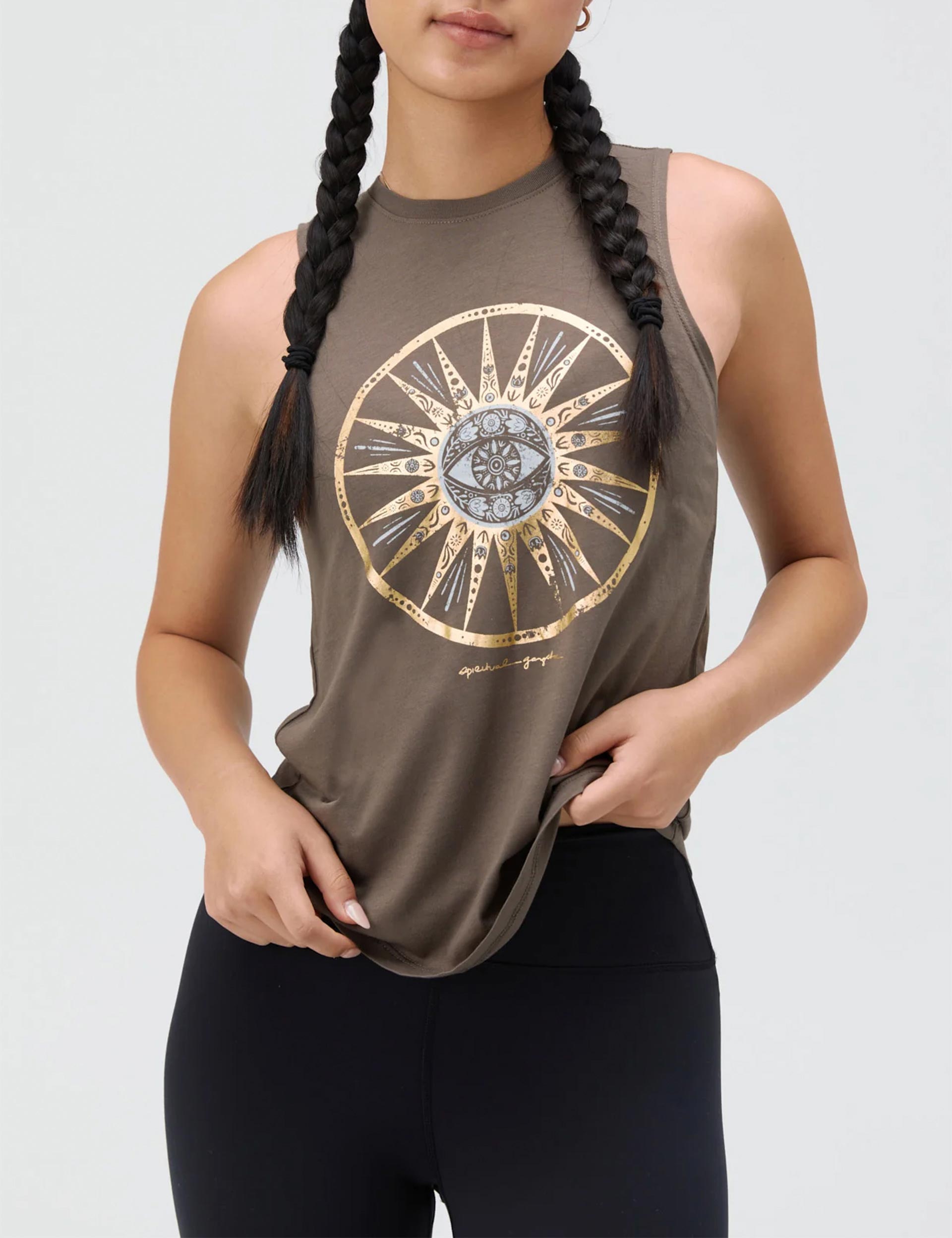 Spiritual Gangster All Seeing Eye Muscle Tank - Earthimages1- The Sports Edit