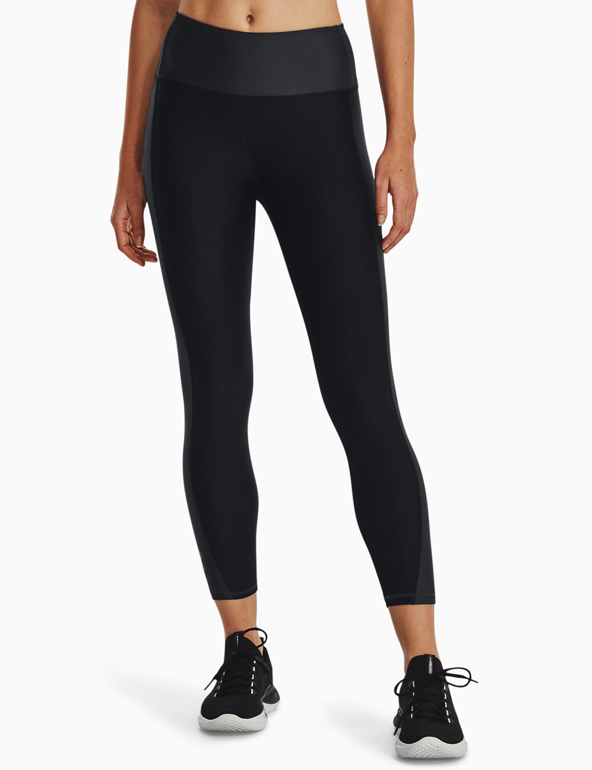 Under Armour Armour Blocked Ankle Legging t Black / Blackimages1- The Sports Edit