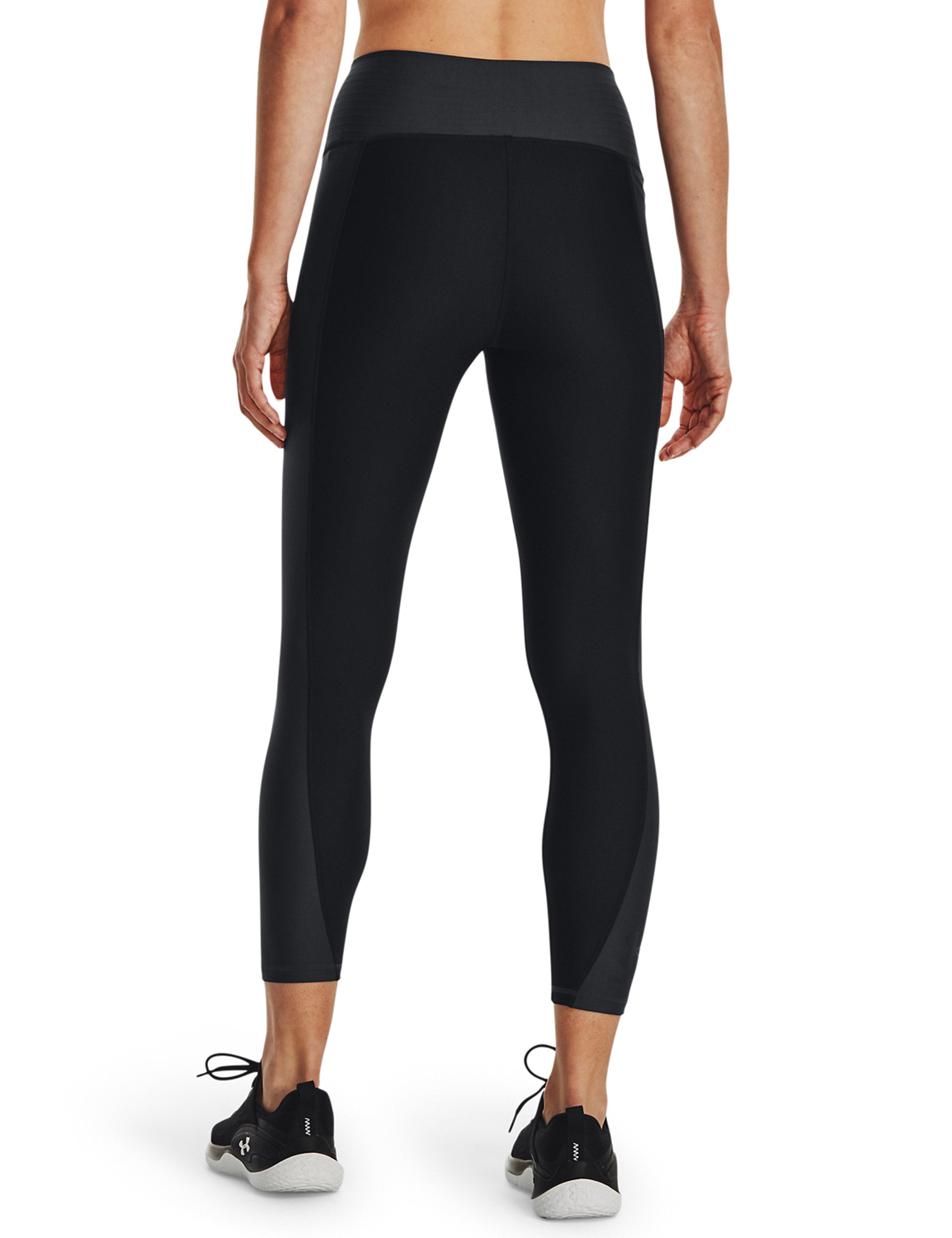 Under Armour Armour Blocked Ankle Legging t Black / Blackimages2- The Sports Edit